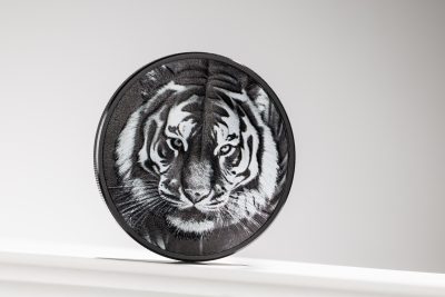 Cook Islands - 2026 - 5 Dollars - Tiger (Black & White series)