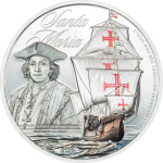 Cook Islands - 2026 - 5 Dollars - Santa Maria (Legend of the Seas series) 1oz silver