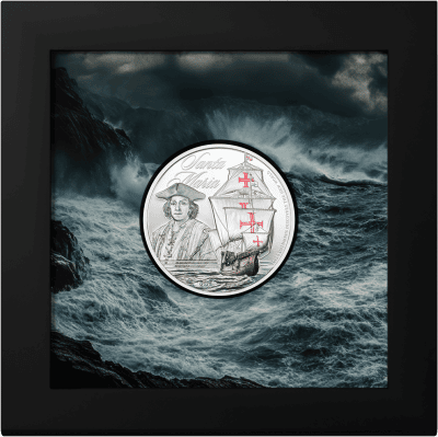 Cook Islands - 2026 - 5 Dollars - Santa Maria (Legend of the Seas series) 1oz silver