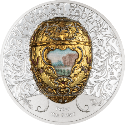 Mongolia - 2026 - 1000 Togrog - Peter the Great (Peter Carl Fabergé egg series) 2oz silver