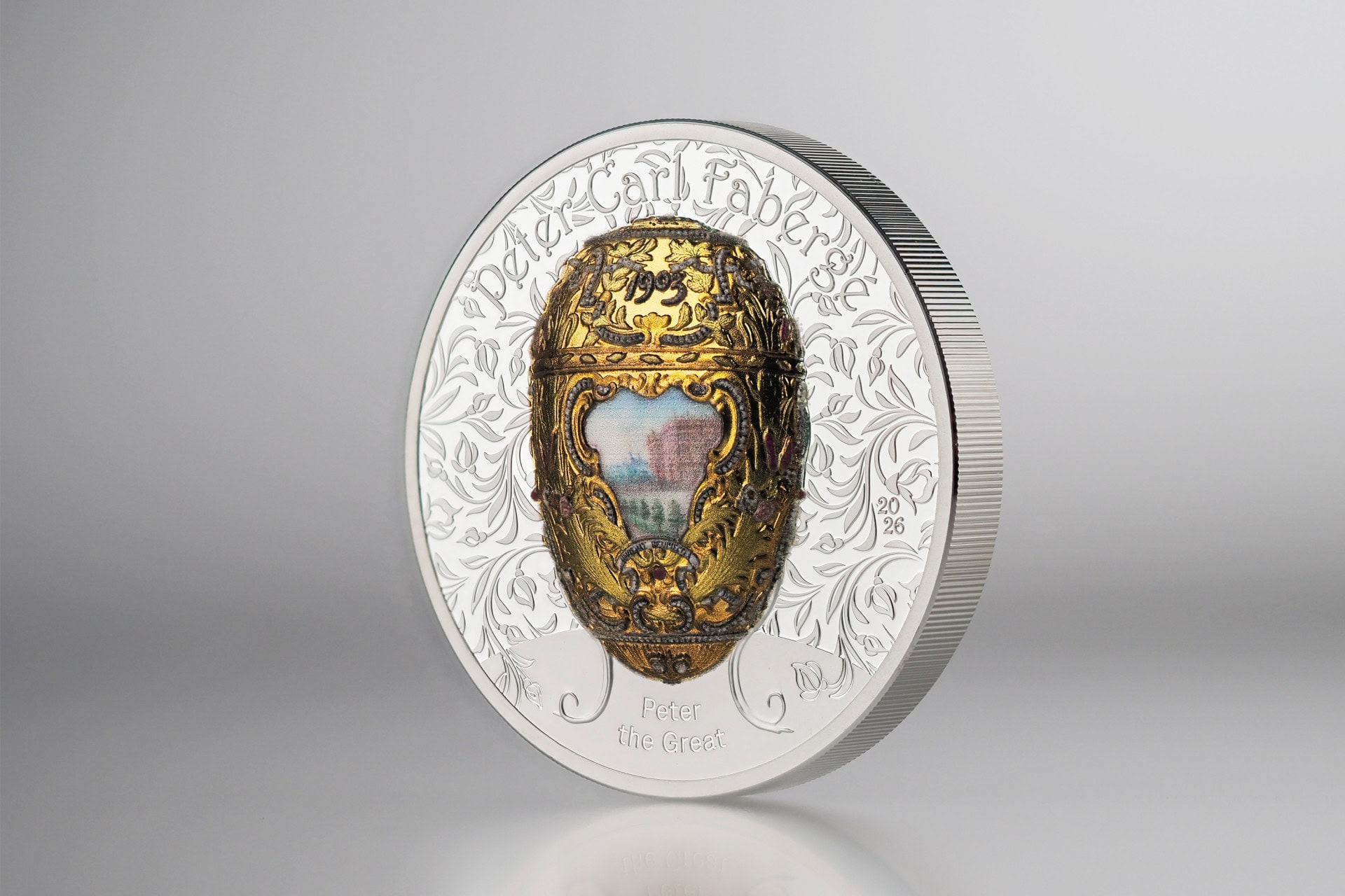 Mongolia - 2026 - 1000 Togrog - Peter the Great (Peter Carl Fabergé egg series) 2oz silver
