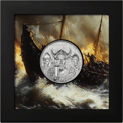 Cook Islands - 2026 - 5 Dollars - Savage Vikings Legends 1oz silver