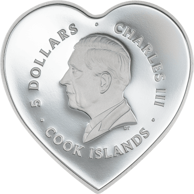Cook Islands - 2026 - 5 Dollars - Brilliant Love BLOSSOM