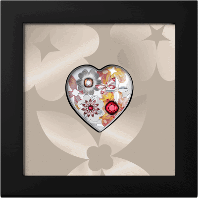 Cook Islands - 2026 - 5 Dollars - Brilliant Love BLOSSOM