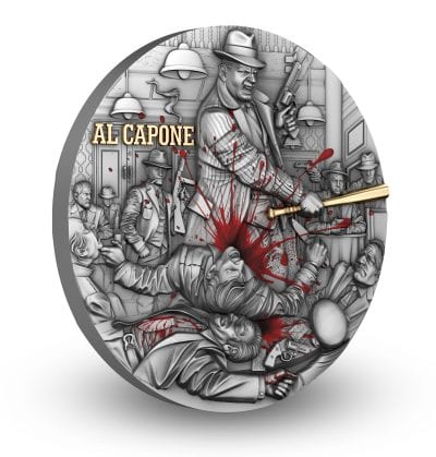 Cameroon - 2025 - 2000 Francs - Al Capone (Empires of Crime series) 2oz silver