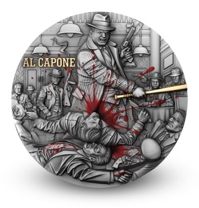 Cameroon - 2025 - 2000 Francs - Al Capone (Empires of Crime series) 2oz silver