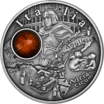 Niue - 2025 - 1 Dollars - Italia (Amber Route series) 1/2oz silver