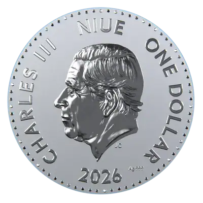 Niue - 2025 - 1 Dollars - Year of the Horse 1/2oz silver