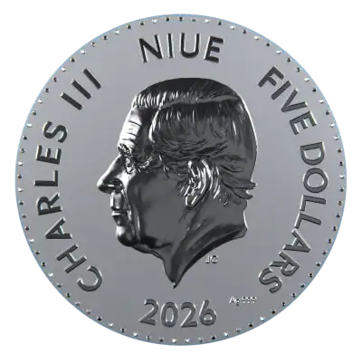 Niue - 2025 - 5 Dollars - Year of the Horse 2 oz silver