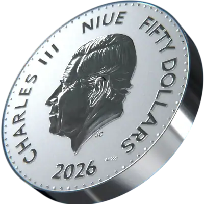 Niue - 2026 - 50 Dollars - Year of the Horse 1 kilo silver