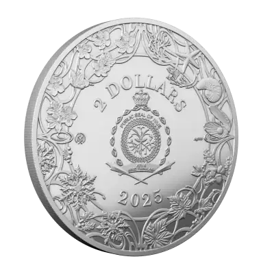 Niue - 2025 - 2 Dollars - Winter (Four Seaons series) 1oz silver