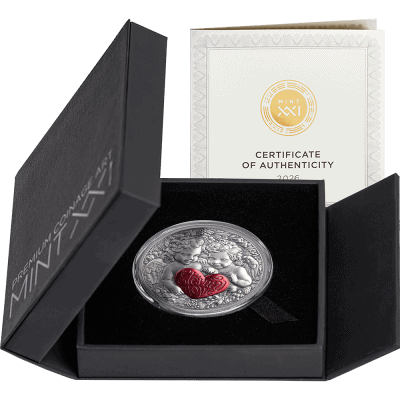 Cameroon - 2026 - 1000 Francs – Eternal Love (celestial beauty series) 1oz silver