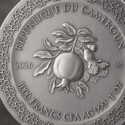 Cameroon - 2026 - 1000 Francs – Eternal Love (celestial beauty series) 1oz silver