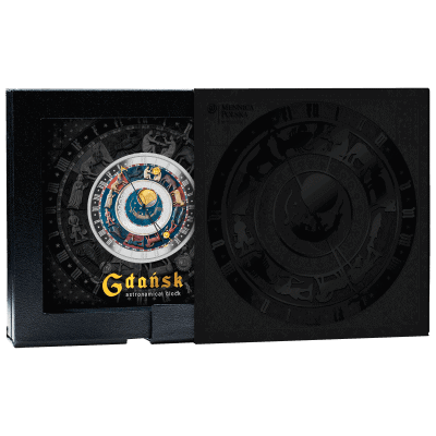 Malta - 2025 - 5 Euro - Gdansk (City Hall Clocks series)