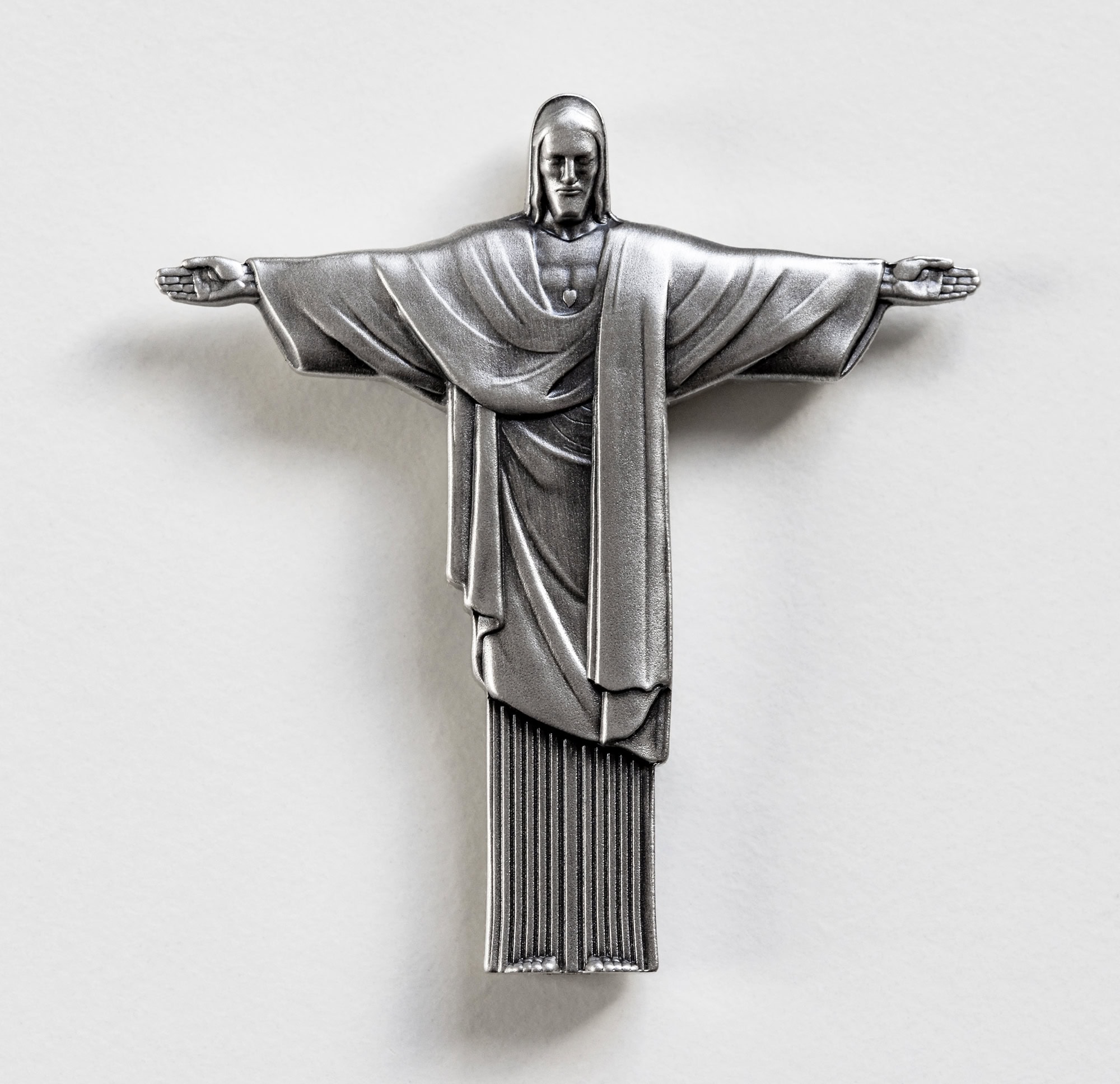 Cameroon - 2025 - 1000 Francs - Christ the Redeemer 3D Antiqued 1oz silver