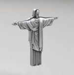 Cameroon - 2025 - 1000 Francs - Christ the Redeemer 3D Antiqued 1oz silver