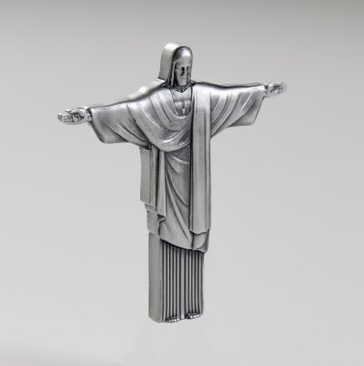 Cameroon - 2025 - 1000 Francs - Christ the Redeemer 3D Antiqued 1oz silver