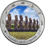 Cameroon - 2025 - 1000 Francs - Easter Island (Journey of a Lifetime series) 1oz silver