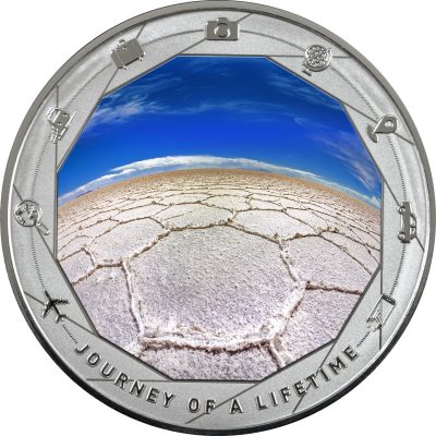 Cameroon - 2025 - 1000 Francs - Salar de Uyuni (Journey of a Lifetime series) 1oz silver