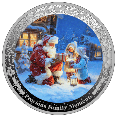 Cameroon - 2025 - 1000 Francs - Christmas ’25 Precious Family Moments series 1oz silver