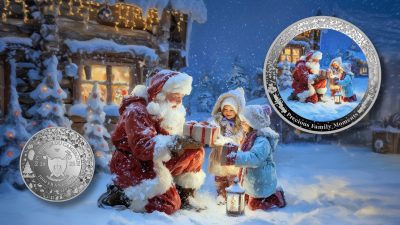 Cameroon - 2025 - 1000 Francs - Christmas ’25 Precious Family Moments series 1oz silver