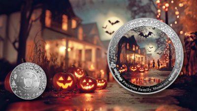 Cameroon - 2025 - 1000 Francs - Halloween ’25 Precious Family Moments series 1oz silver