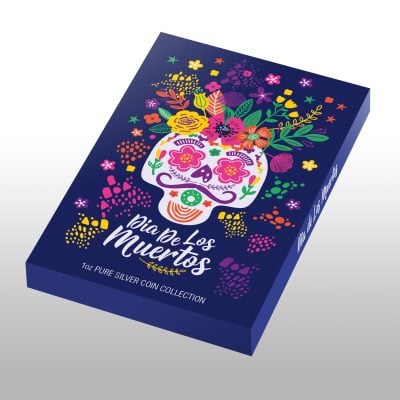 Cameroon - 2025 - 1000 Francs - Dancing Skull Couple (Dia de los Muertos series) 1oz silver