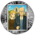 Cameroon - 2025 - 500 Francs - American Gothic (AI•NIME Art series series) 1/2oz silver