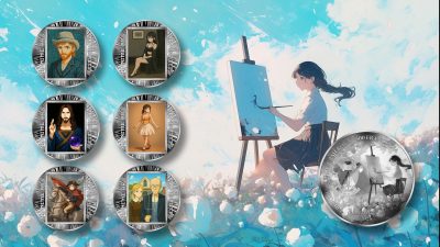 Cameroon - 2025 - 500 Francs - Whistler’s Mother (AI•NIME Art series series) 1/2oz silver