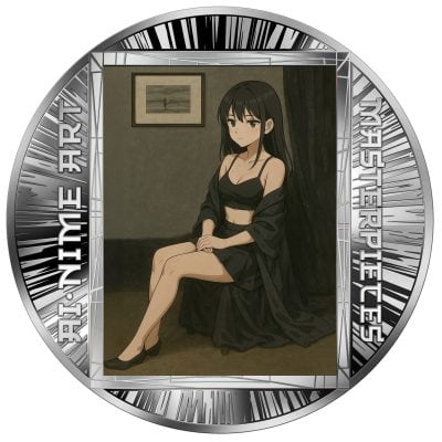 Cameroon - 2025 - 500 Francs - Whistler’s Mother (AI•NIME Art series series) 1/2oz silver