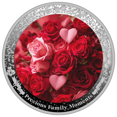 Cameroon - 2026 - 1000 Francs - Roses for You ’26 Precious Family Moments series 1oz silver