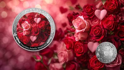 Cameroon - 2026 - 1000 Francs - Roses for You ’26 Precious Family Moments series 1oz silver