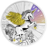 Niue - 2025 - 1 Dollars - Winged Unicorn 1/2oz silver