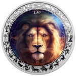 Ghana - 2025 - 5 Cedis - Leo Space Zodiac (Zodiac series) 1oz silver