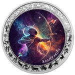 Ghana - 2025 - 5 Cedis - Sagittarius Space Zodiac (Zodiac series) 1oz silver
