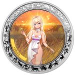 Ghana - 2025 - 5 Cedis - Virgo Anime Zodiac (Zodiac series) 1oz silver