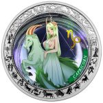 Ghana - 2025 - 5 Cedis - Capricorn Anime Zodiac (Zodiac series) 1oz silver
