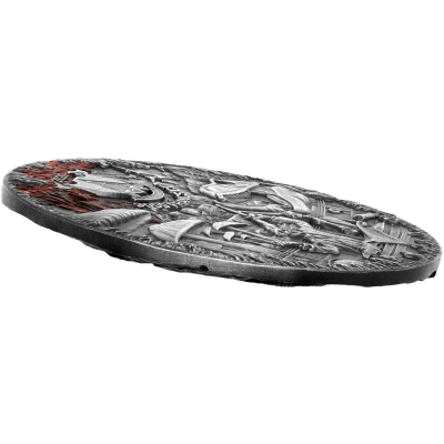 Cameroon - 2026 - 3000 Francs - Center of the Earth (Jules Verne series) 3oz silver