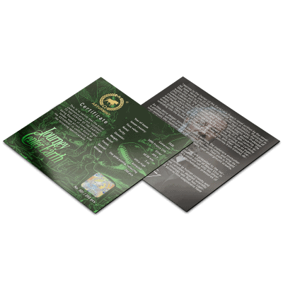 Cameroon - 2026 - 3000 Francs - Center of the Earth (Jules Verne series) 3oz silver