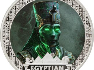 Liberia - 2025 - 10 Dollars - Osiris (Egyptian Heritage series) 1oz silver