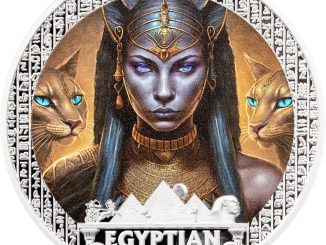 Liberia - 2025 - 20 Dollars - Bastet (Egyptian Heritage series) 2oz silver