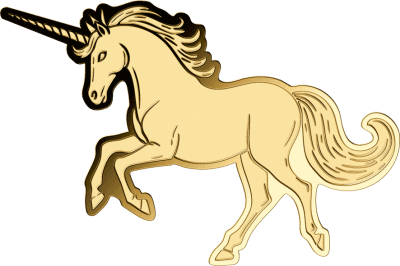 Gabon - 2026 - 1000 Francs - Rainbow Unicorn 1/1000 oz Gold Coin in Card