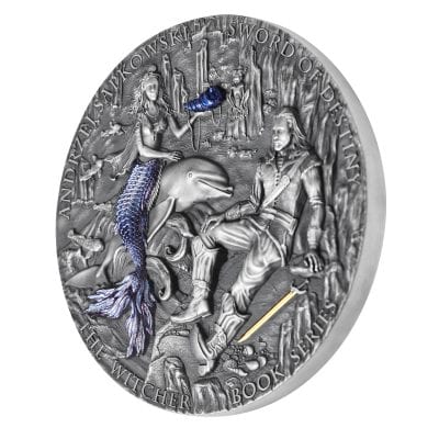 Niue - 2025 - 15 Dollars - Sword of Destiny (Witcher Book series) 200gr silver