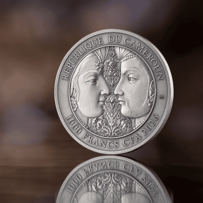 Cameroon - 2026 - 1000 Francs - Kama Sutra III Moments of Love 1oz silver