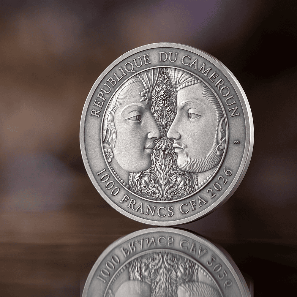 Cameroon - 2026 - 1000 Francs - Kama Sutra III Moments of Love 1oz silver