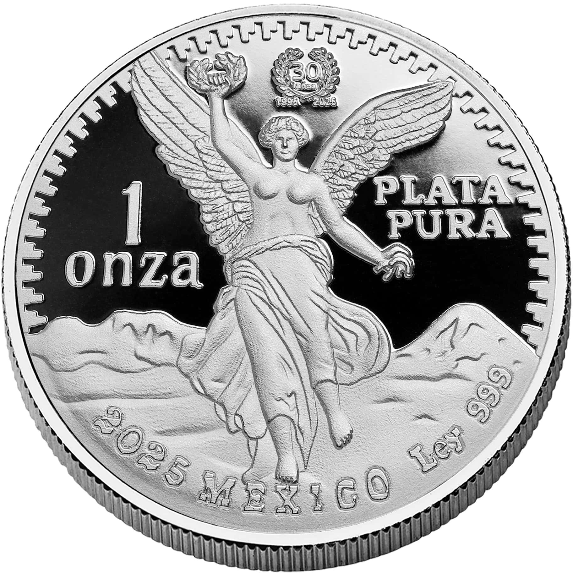 Niue - 2025 - 2 Dollars plus $1, 50c, 25c - Vintage Libertad 30th Ann. 1.85 oz Silver Fractional Proof Coin Set - Image 2