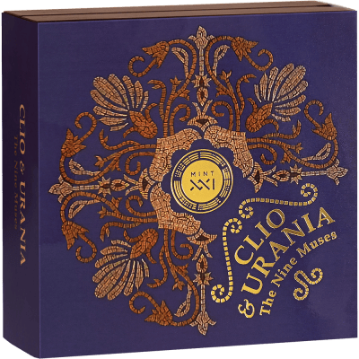 Cameroon - 2026 - 2000 Francs – Clio & Urania (Nine Muses series) 2oz silver