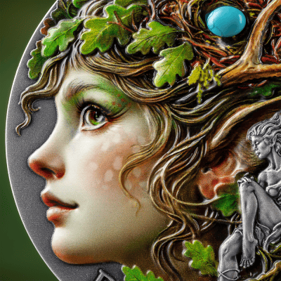 Cameroon - 2026 - 2000 Francs – Dryad (Nature Spirits series) 2oz silver