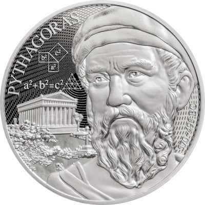 Niue - 2025 - 2 Dollars - Pythagoras (Science Explained series) 1oz silver