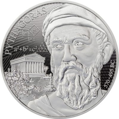 Niue - 2025 - 2 Dollars - Pythagoras (Science Explained series) 1oz silver